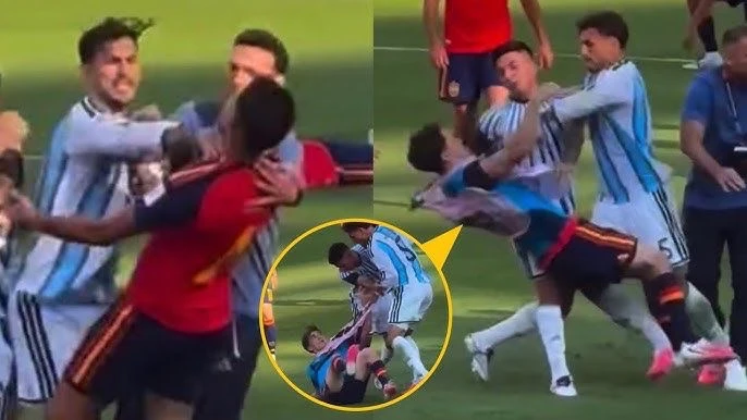 Peluit Berakhir, Amarah Meledak: Membongkar Keributan Spanyol vs Argentina