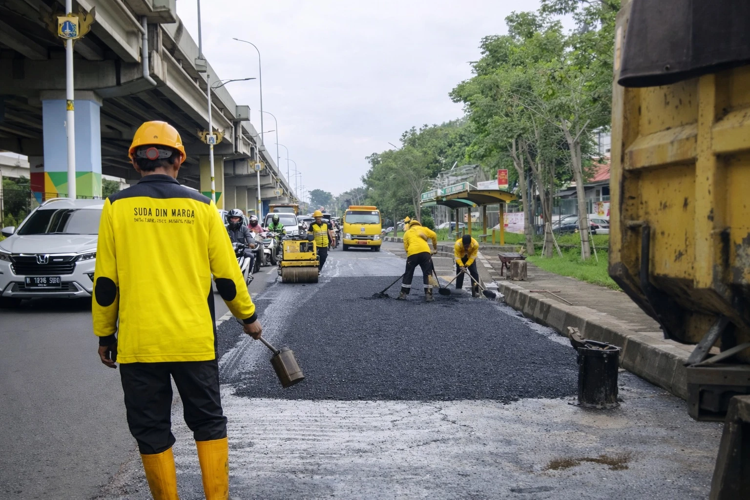 perbaikan jalan rusak