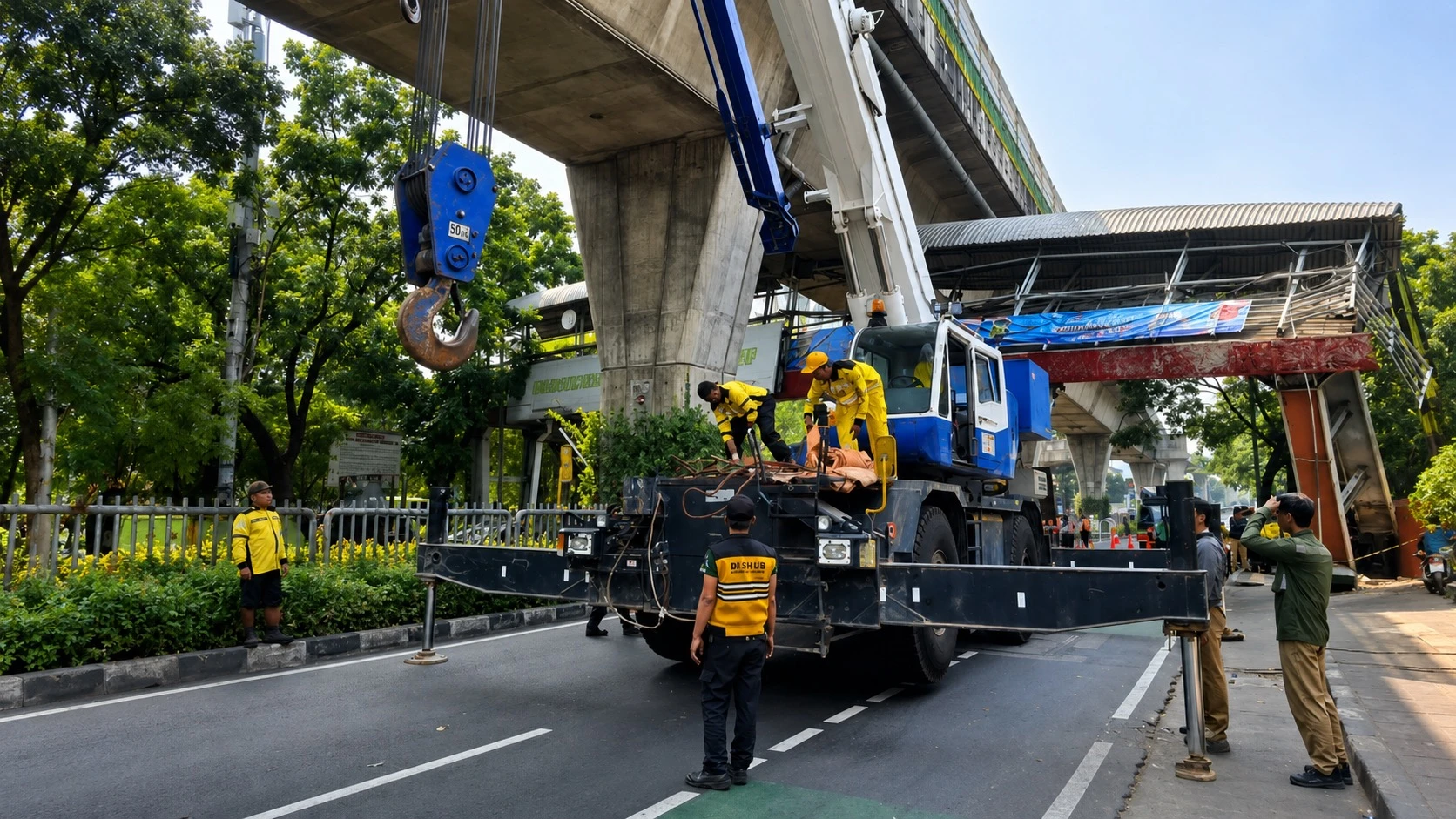 JPO Tendean Dibangun Ulang, Anggaran Rp6 Miliar Dicari dari KLB