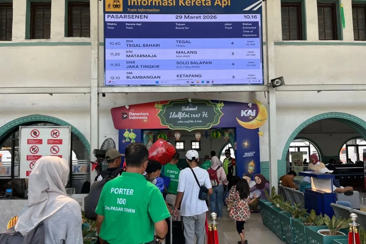 KAI Jakarta: Jumlah Penumpang Angkutan Lebaran 2026 Naik Empat Persen