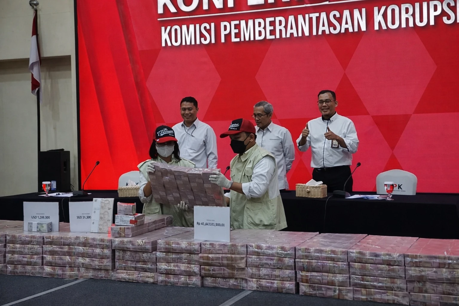 uang pengembalian korupsi oleh KPK