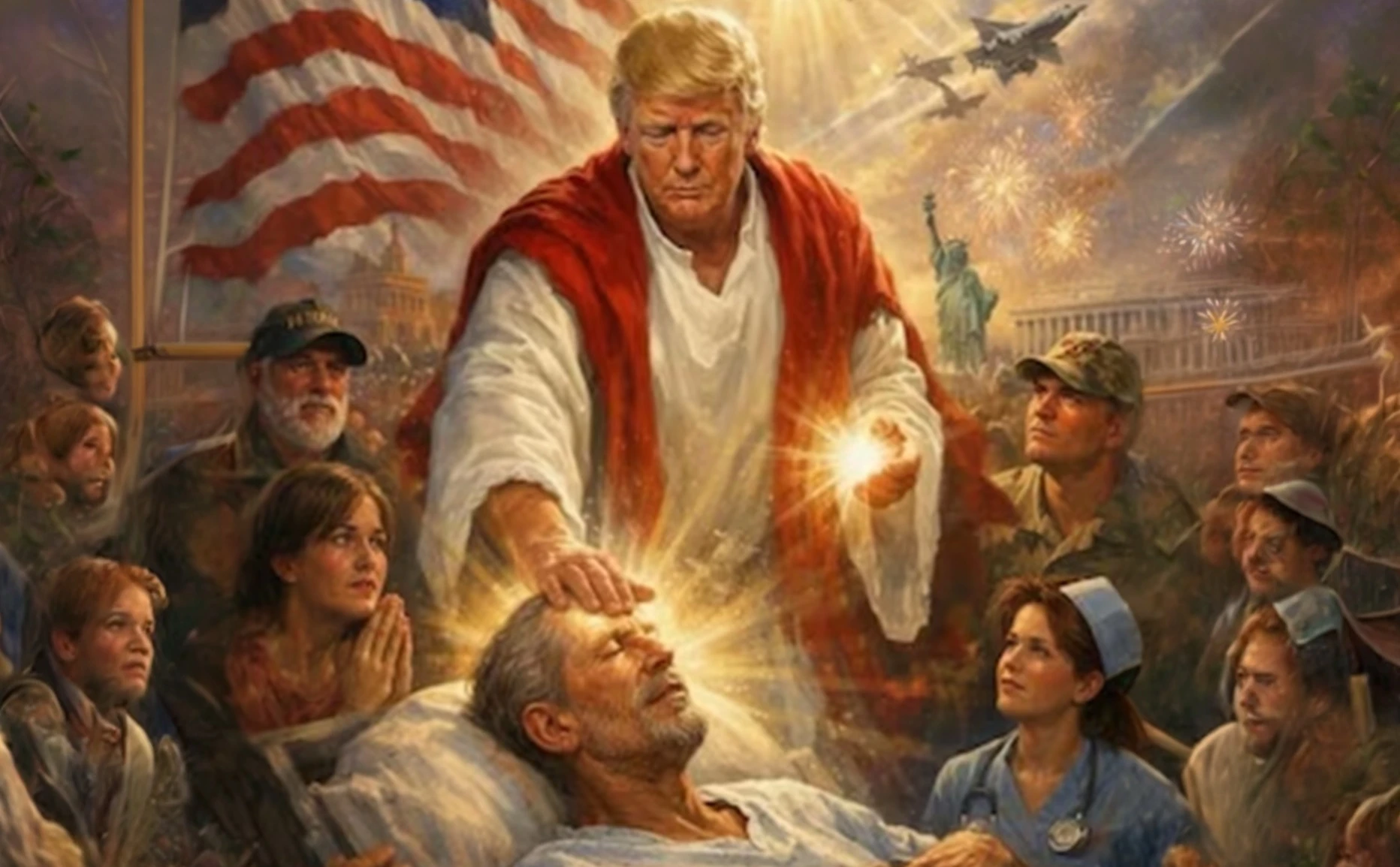 Wapres Vance: Unggahan Trump Bergambar Mirip Yesus Hanya Candaan