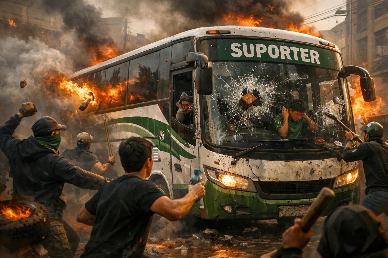 Kronologi Penyerangan Rombongan Bus Suporter Persebaya di Tol Japek, Sempat Ada Aksi Balas Serang