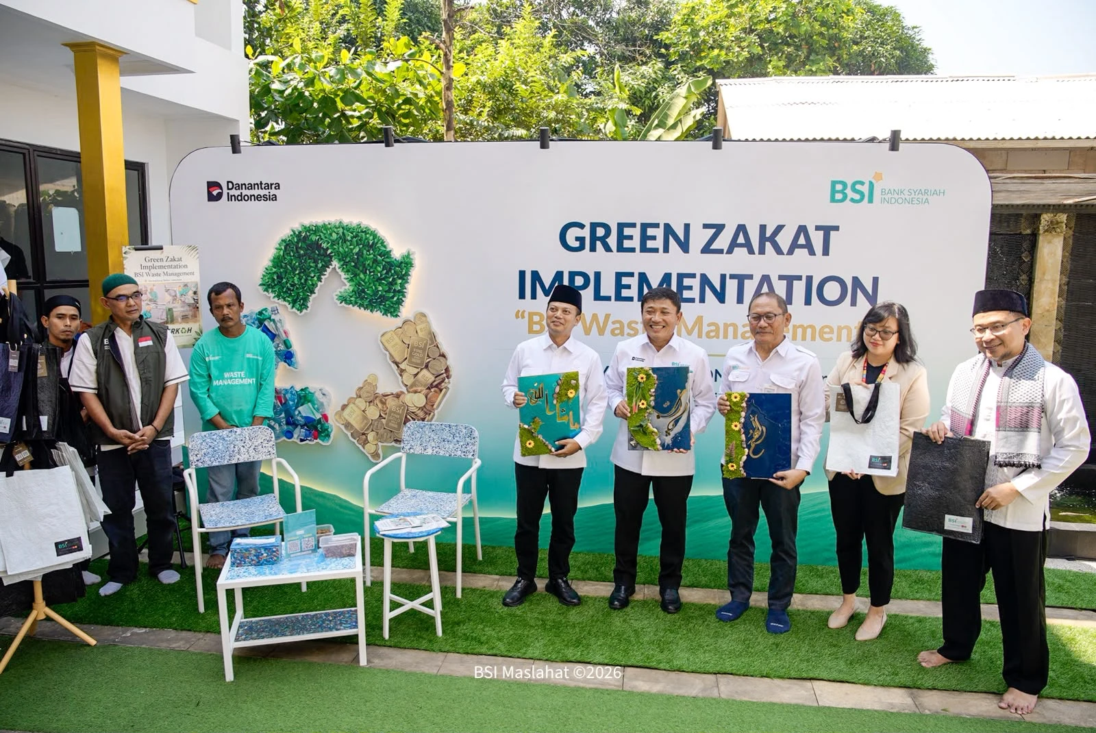 BSI Maslahat Dorong Green Zakat, Sampah Diubah Jadi Tabungan Emas