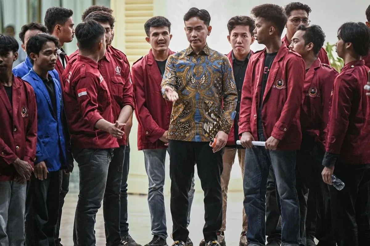 Gibran Temui 15 Perwakilan Mahasiswa Usai Unjuk Rasa di Jakarta