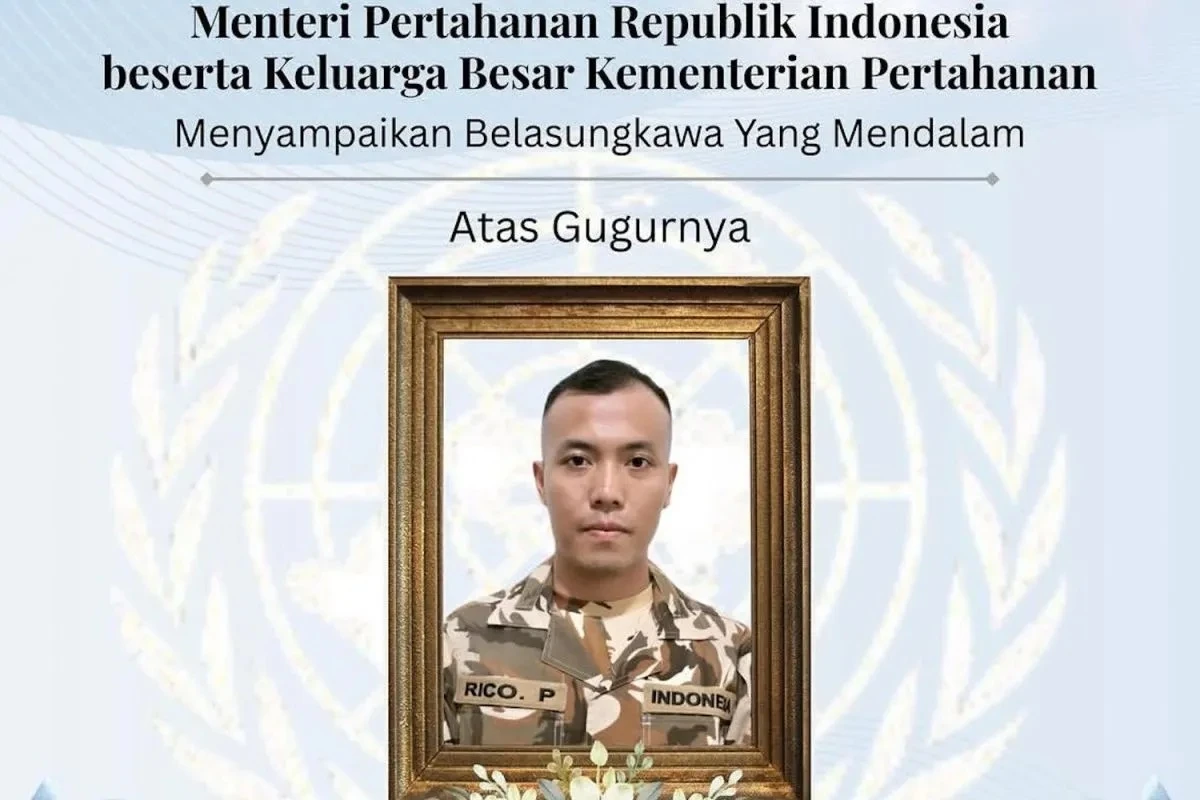 Jenazah Praka Rico Segera Dipulangkan ke Indonesia