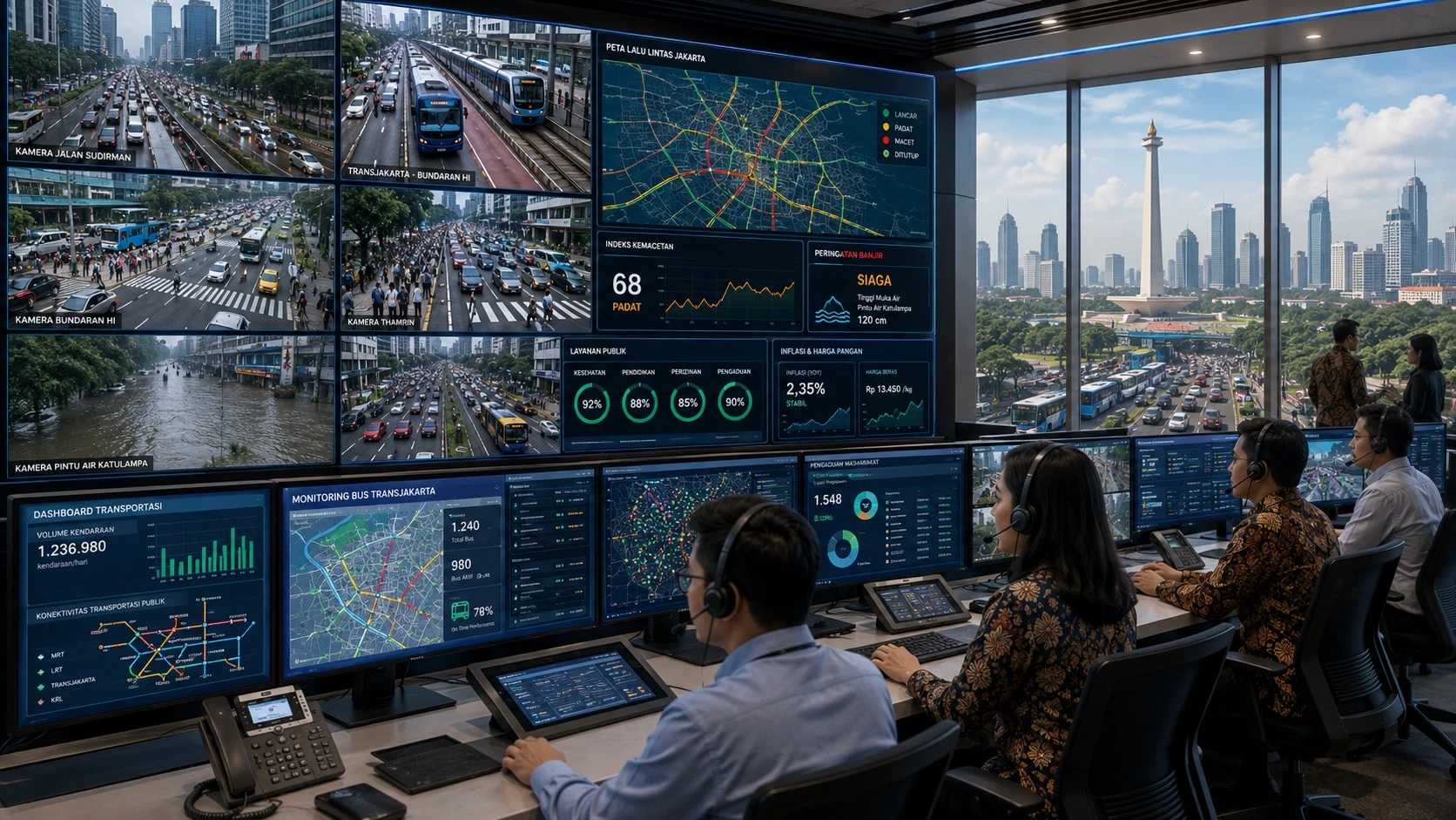 Jakarta Kejar Top 20 Kota Global, AI Jadi Andalan Tata Kelola Kota