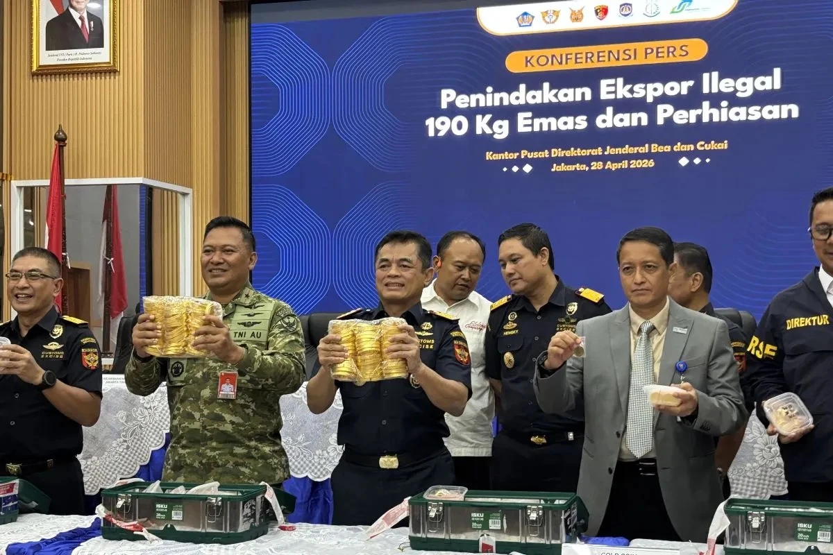 DJBC: Penerimaan Bea Keluar Ekspor Emas Masih Landai