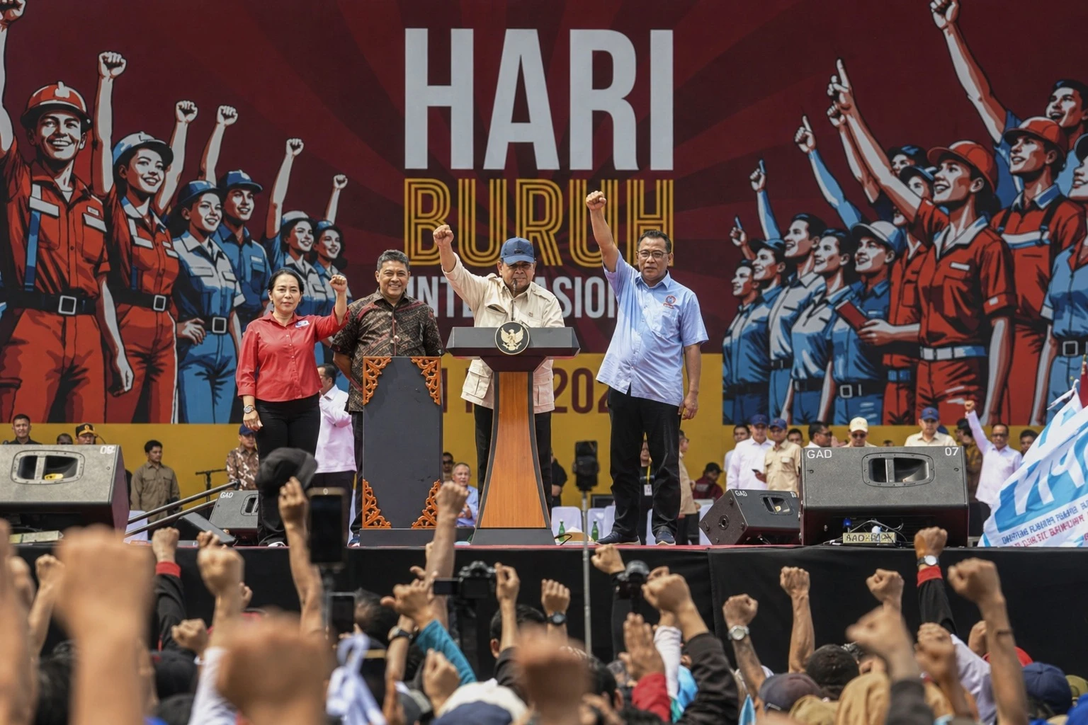 Ribuan Aparat Kawal May Day 2026 di Monas, Kantong Parkir Disiapkan Untuk Peserta Aksi