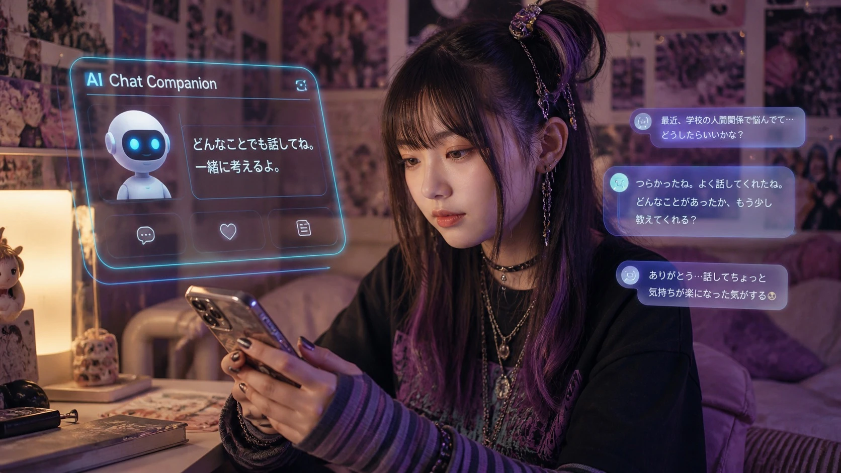 Survei: Lebih dari Separuh Remaja Perempuan di Jepang Memanfaatkan AI Untuk Curhat