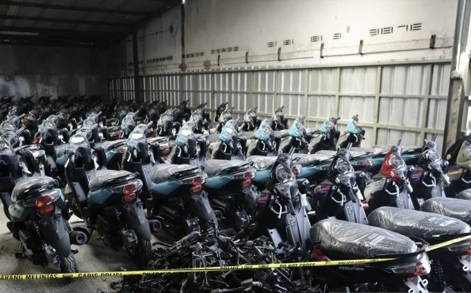 penyelundupan sepeda motor