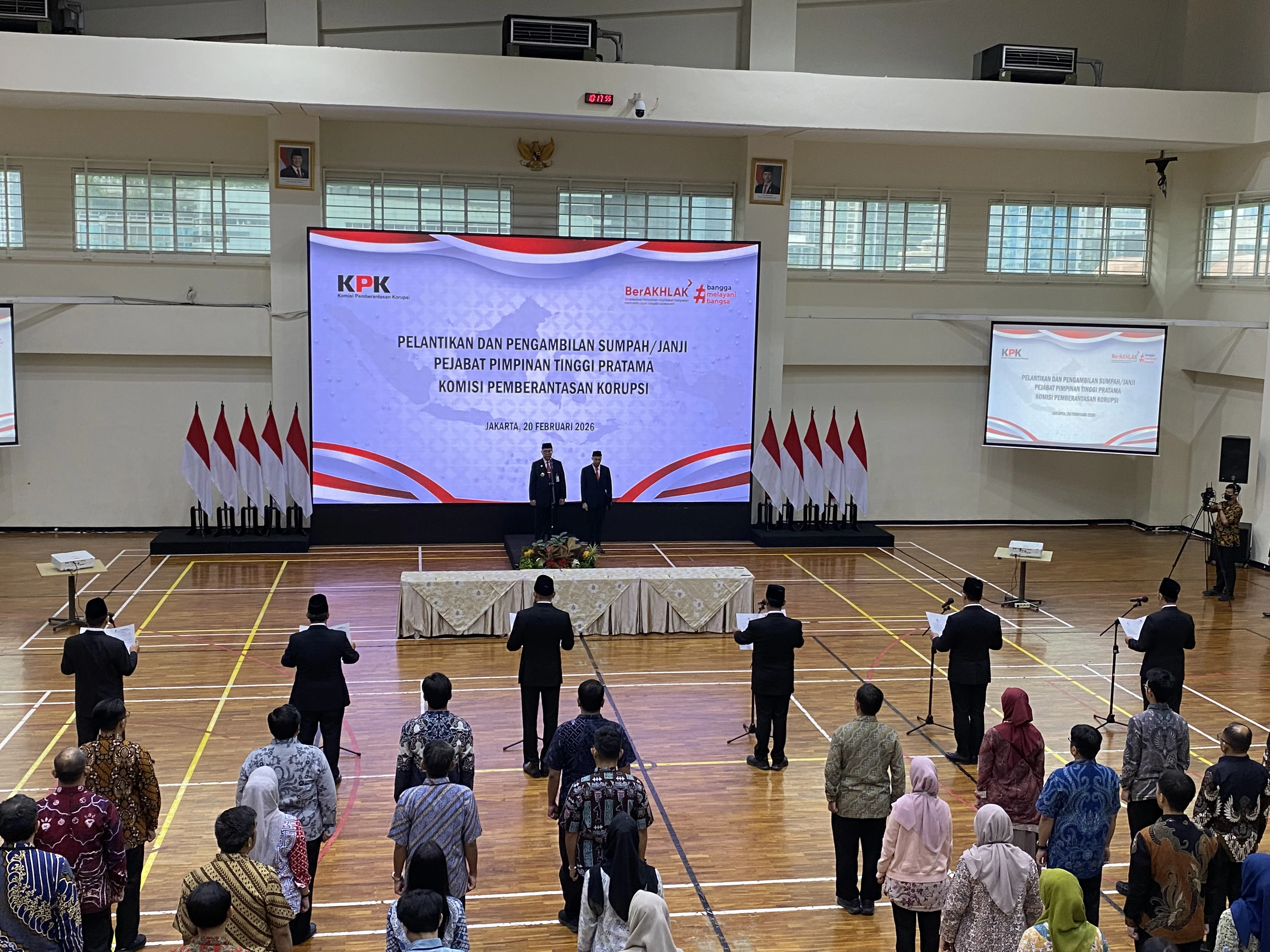 Sekjen KPK Lantik Lima Direktur dan Satu Kepala Biro Baru