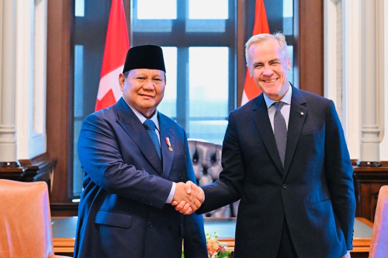 Prabowo dan PM Kanada Carney Sepakat Perkuat Kerja Sama Strategis