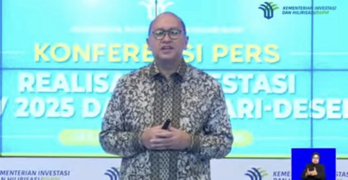 Lampaui Target, Realisasi Investasi 2025 Capai Rp1.931,2 Triliun