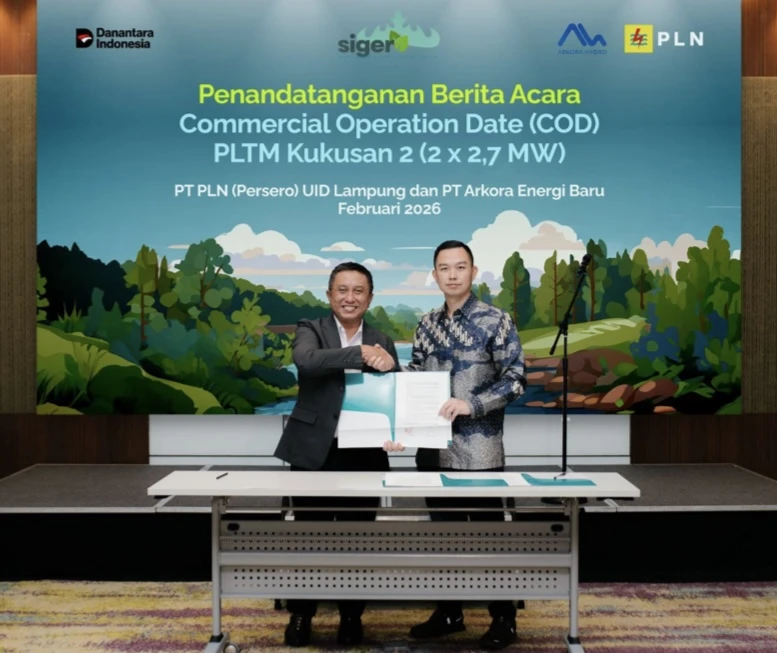 Kukusan 2 Arkora Hydro Beroperasi, Siap Pasok Listrik Bersih untuk 25.000 Jiwa