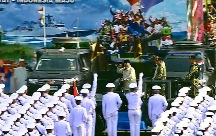 Cinta Berlebih, Prabowo Ucapkan Terima Kasih 50 Kali di HUT ke-80 TNI di Monas