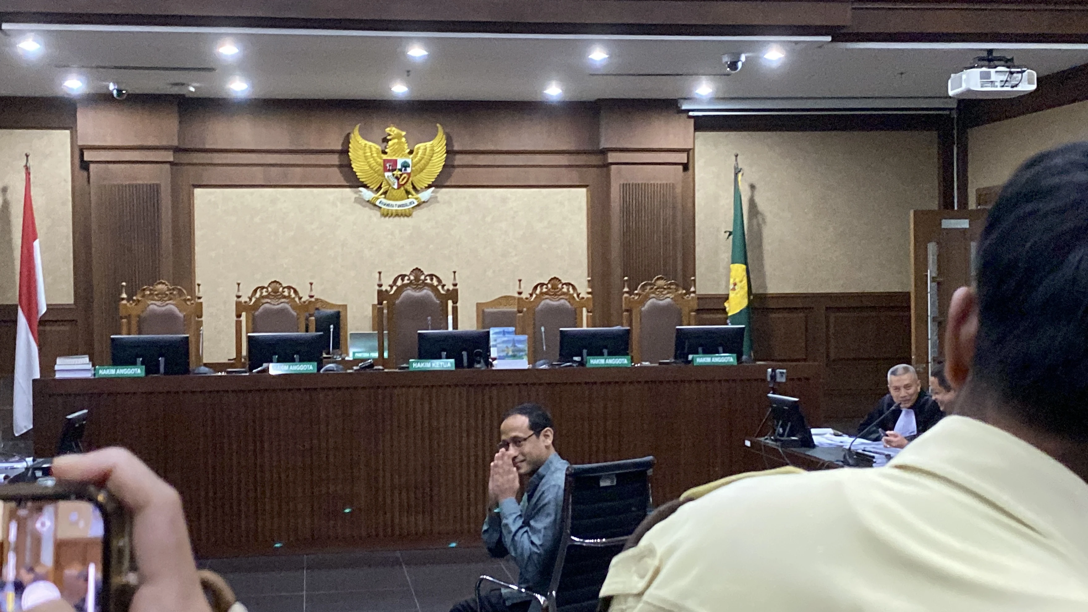 Nadiem Tiba di PN Tipikor, Hadiri Sidang Perdana Pembacaan Dakwaan