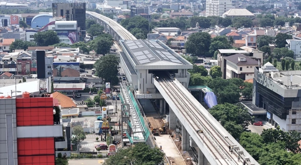 Progres LRT Jakarta Fase 1B Capai 91,86%, Waskita Karya Percepat Pembangunan