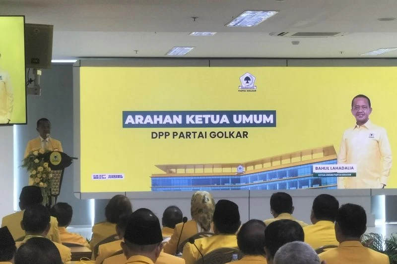 Ketua Umum Partai Golkar Bahlil Lahadalia, Rapat Pimpinan Nasional (Rapimnas) I Golkar 2025