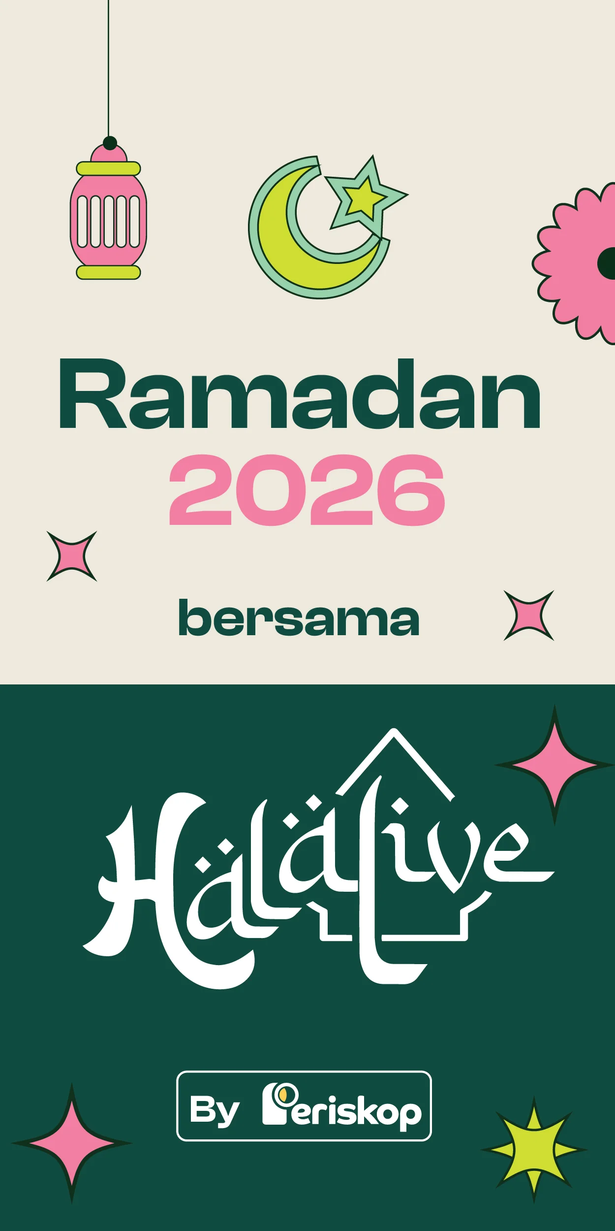 Tonton Hala Live di Periskop