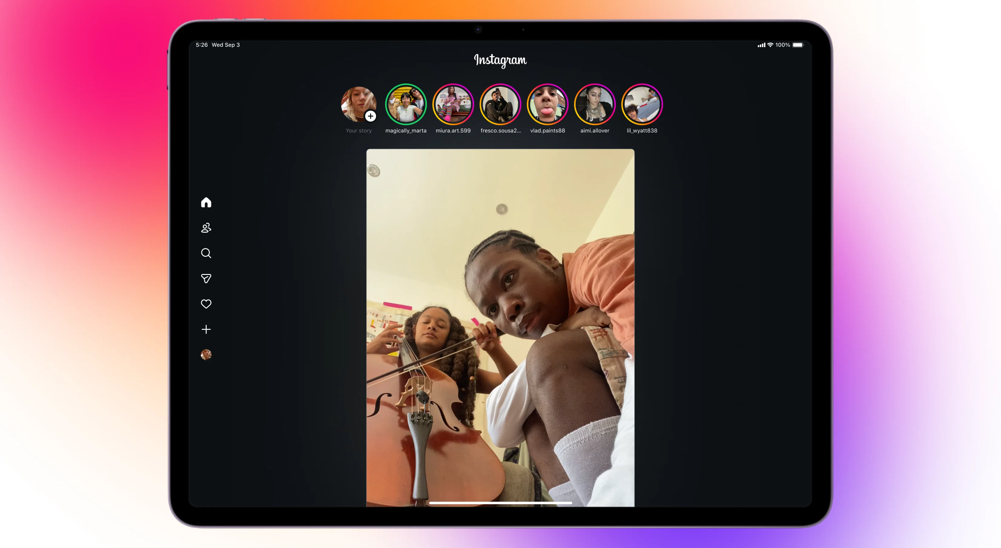 Instagram untuk iPad
