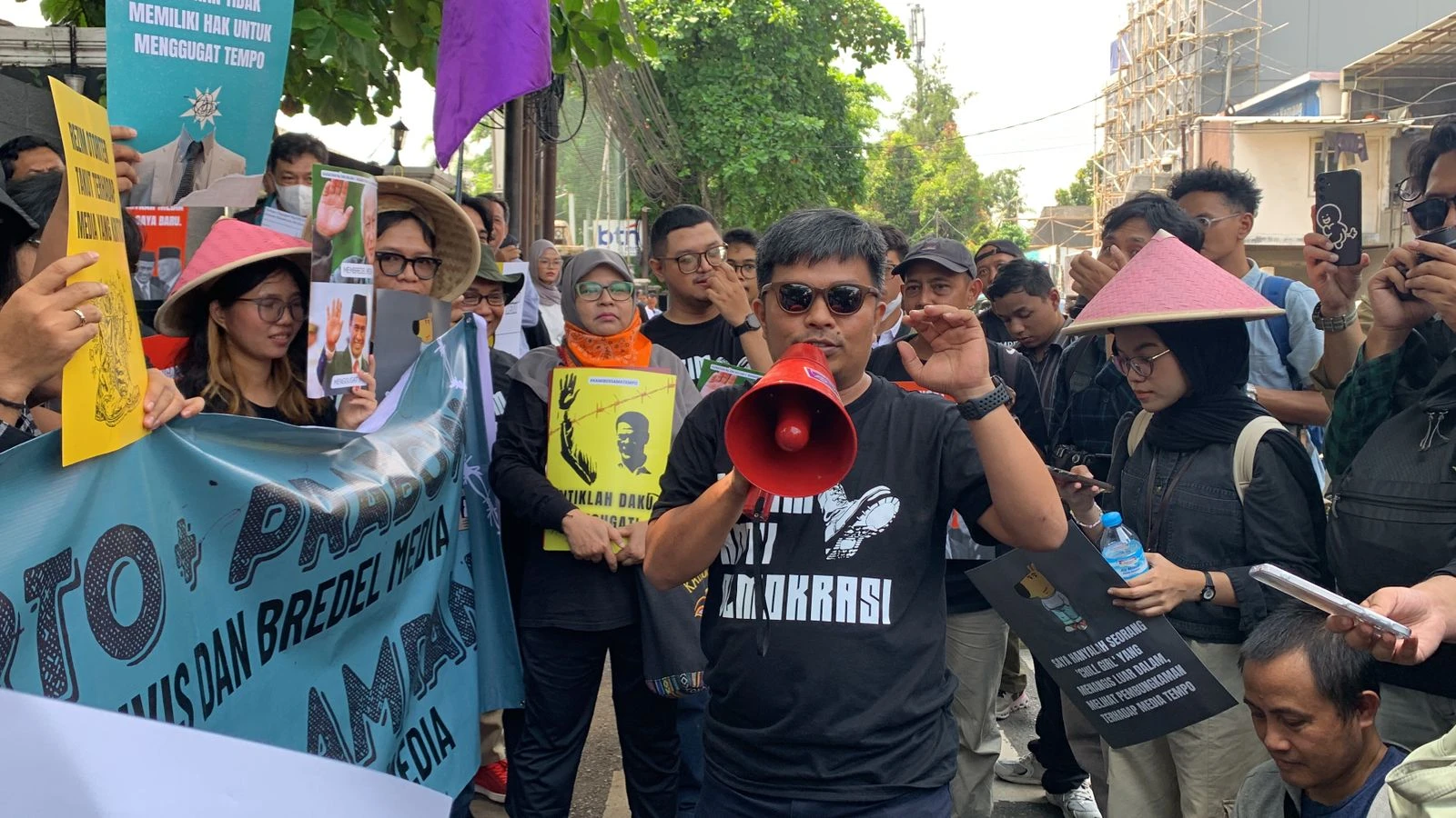 Menteri Pertanian Gugat Tempo Rp200 Miliar, AJI dan KKJ Gelar Aksi Bela Kebebasan Pers