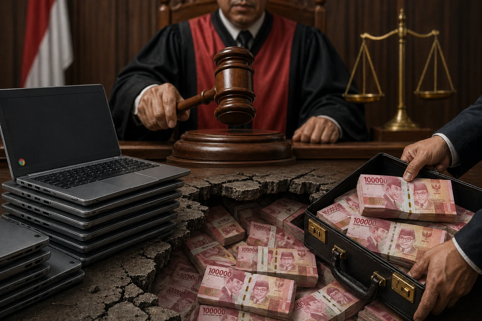 Kerugian Negara Akibat Korupsi Chromebook Kemendikbudristek Capai Rp2,18 Triliun