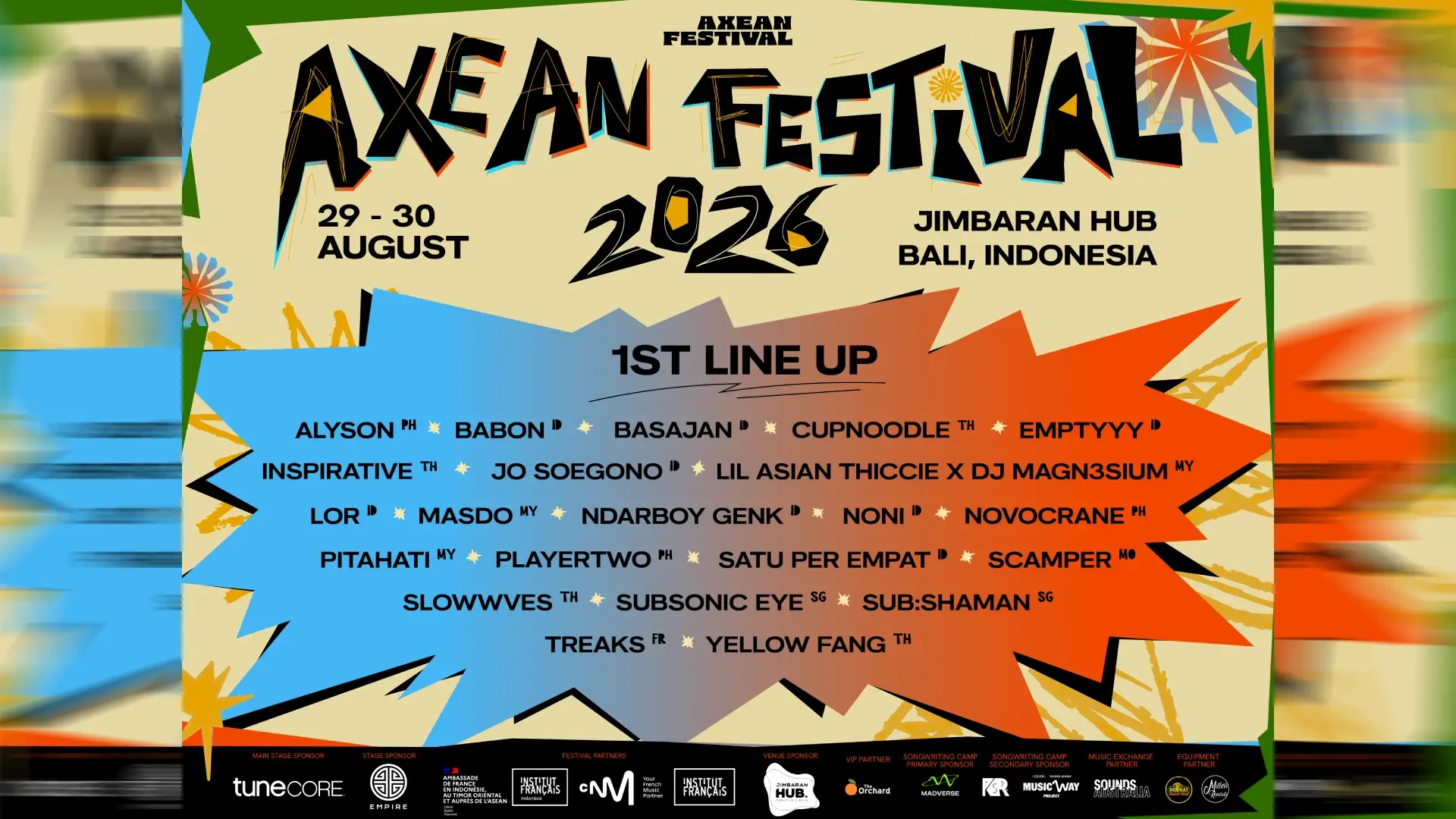 Ndarboy Genk hingga Noni Ramaikan AXEAN Festival 2026 di Bali