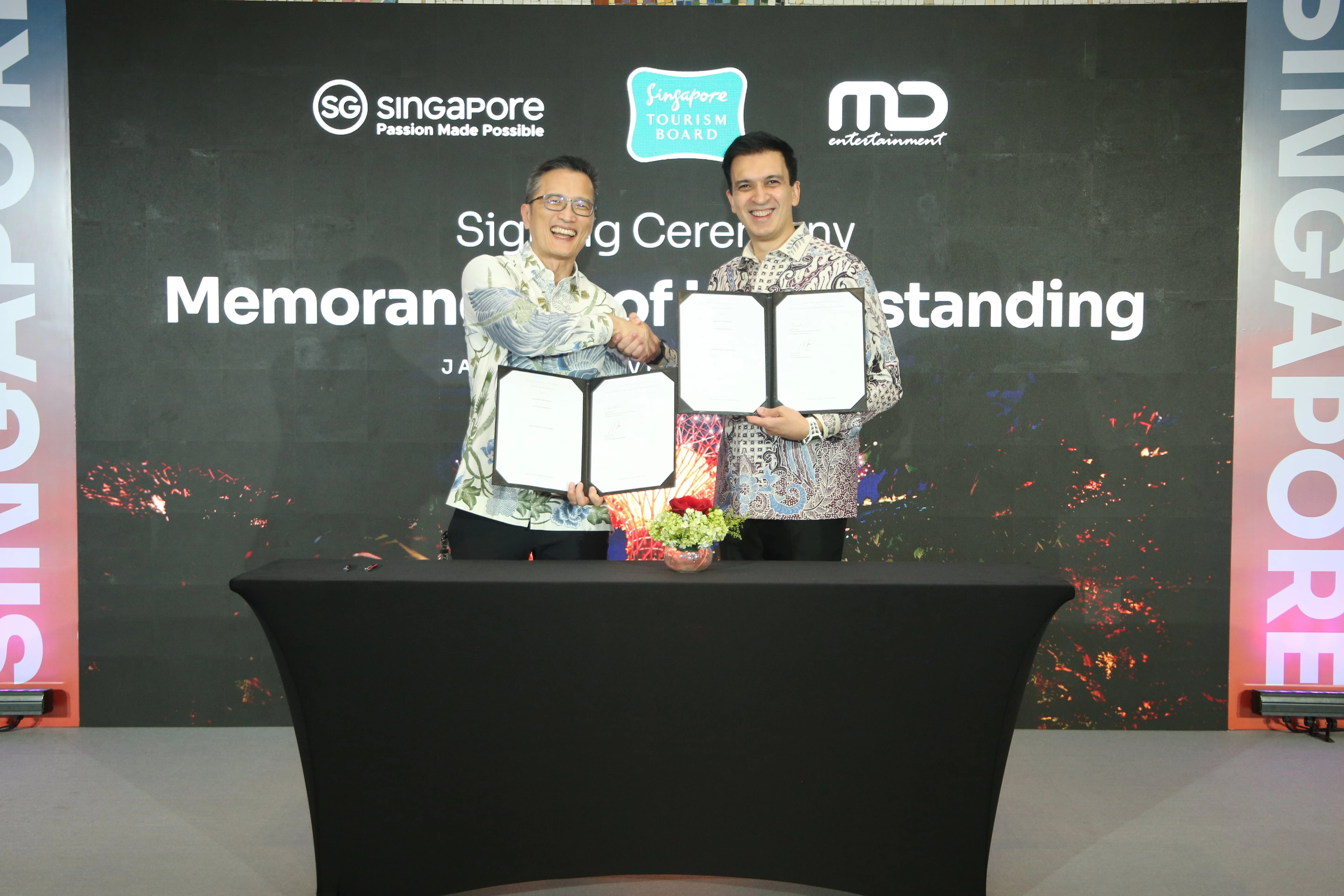 MD Entertainment dan STB Kolaborasi Promosikan Singapura Lewat Film Ahlan Singapore