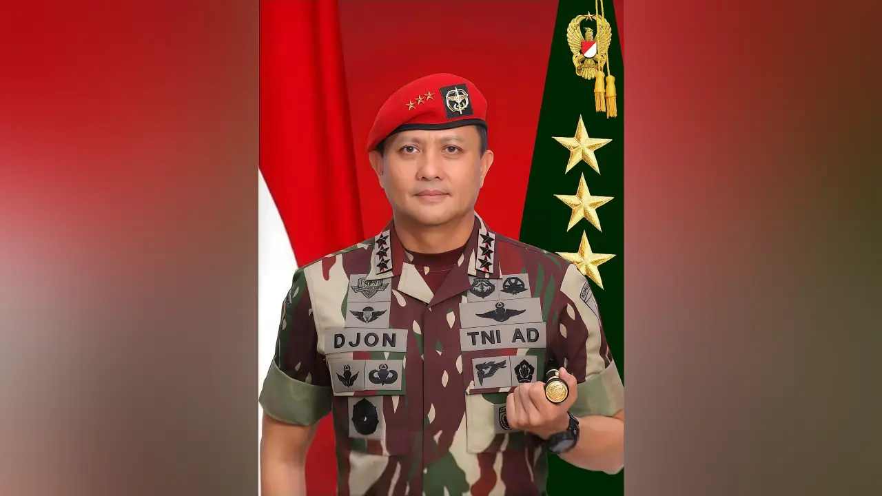 Letjen TNI Djon Afriandi, Pangkopassus Peraih Adhi Makayasa. Foto Wikipedia.org