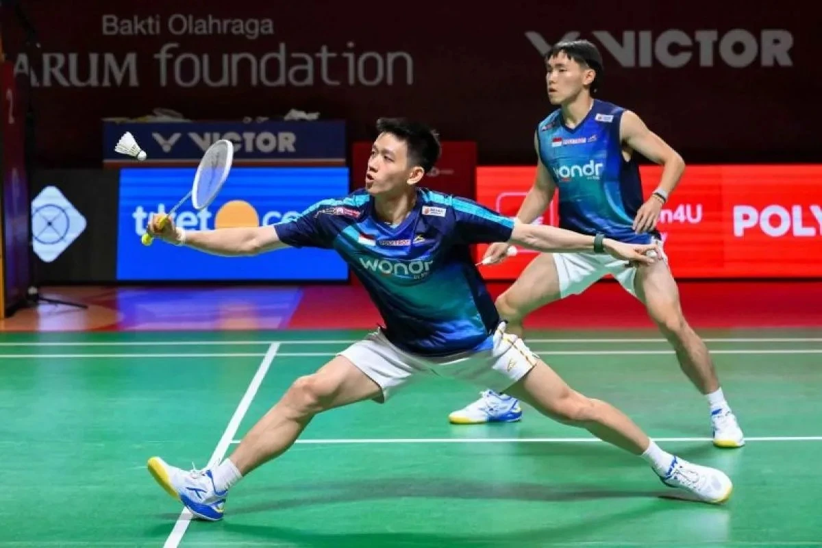 Raymond/Joaquin Melaju di Polytron Indonesia Open 2026 Usai Bungkam Ganda Jepang