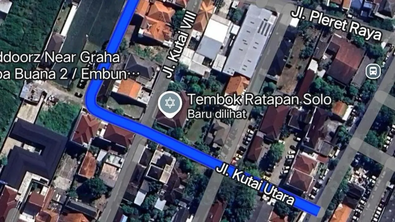 Rumah Jokowi Trending, Labelnya “Tembok Ratapan Solo” di Google Maps