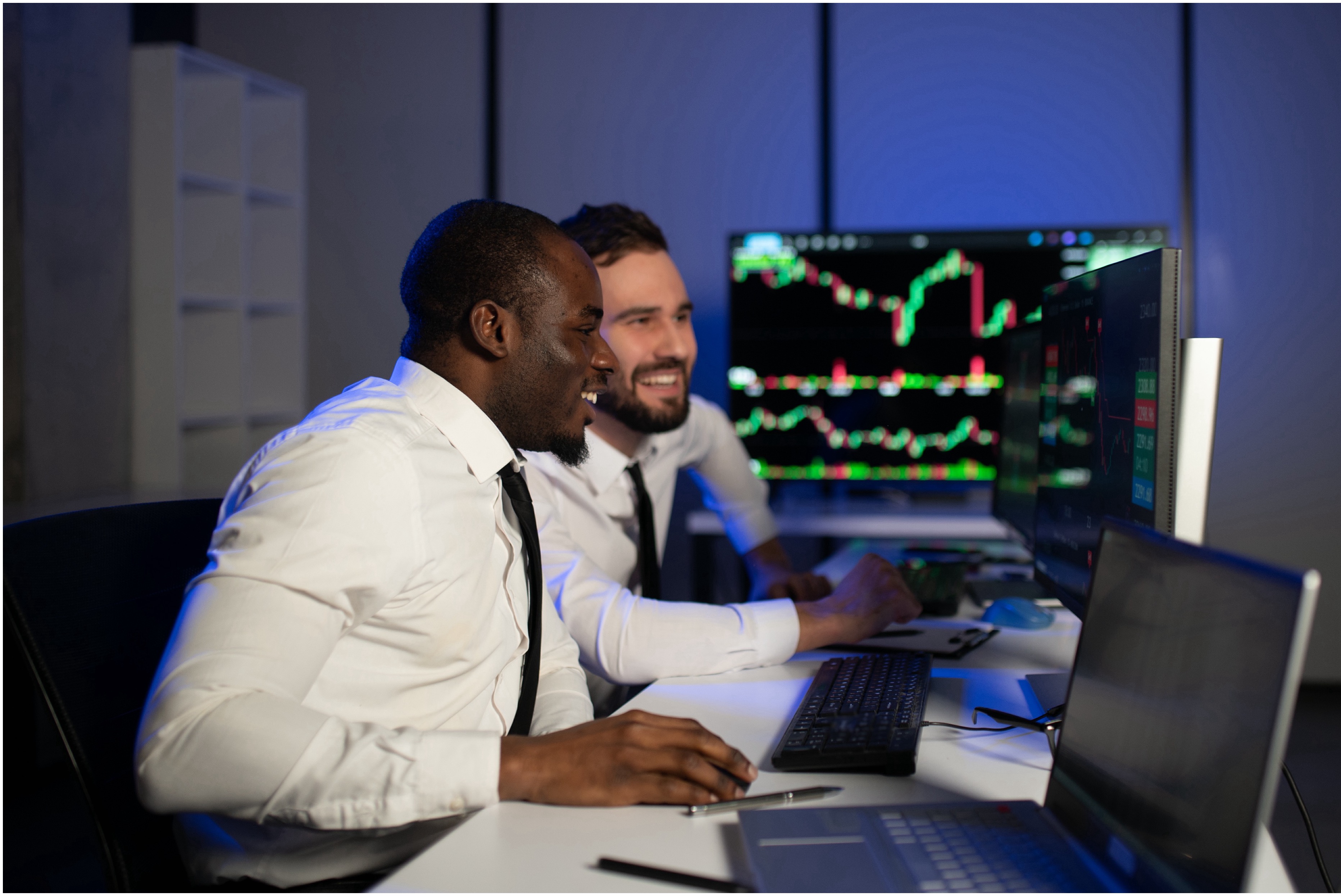 Ilustrasi Scalper sedang Melakukan Trading