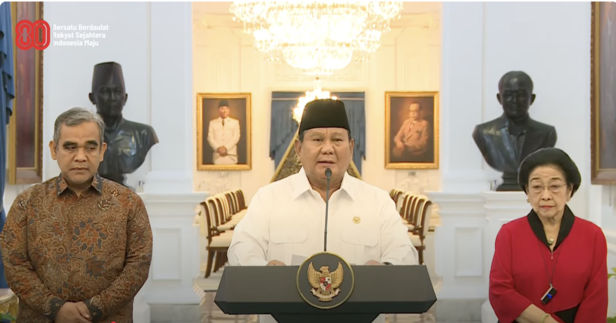 Keterangan Pers Presiden Prabowo, Istana Merdeka, Jakarta (31/8/2025).