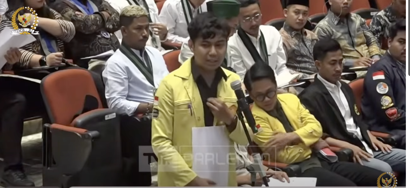 Ketua Badan Eksekutif Mahasiswa (BEM) Universitas Indonesia (UI) Agus Setiawan