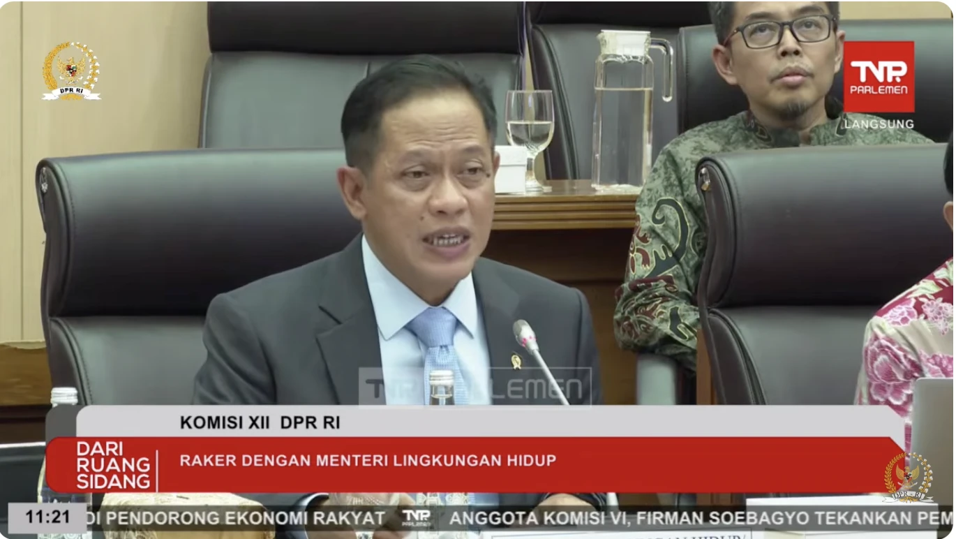 Menteri Lingkungan Hidup (LHK) Hanif Faisol Nurofiq, Bapeten