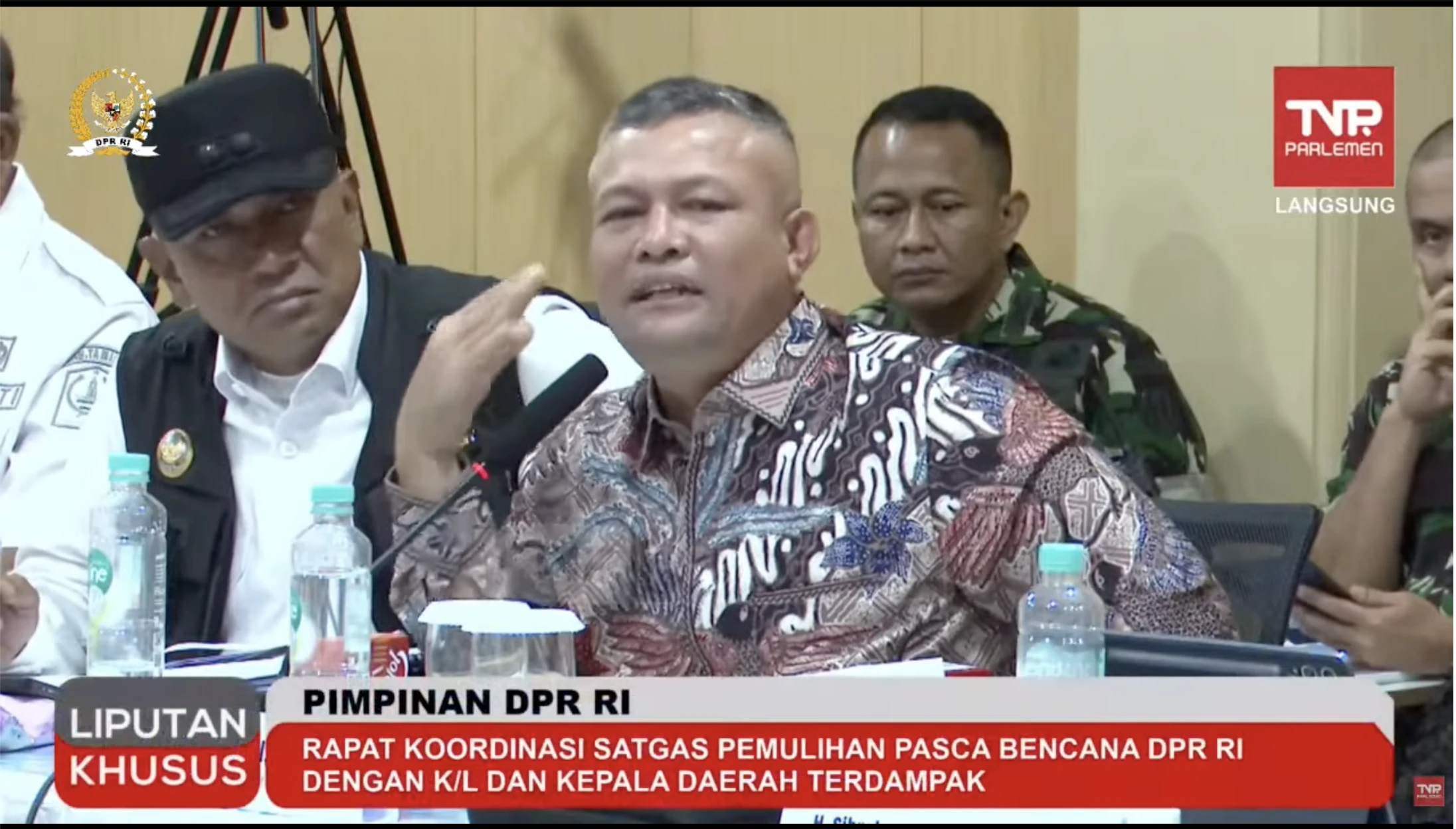 Bupati Aceh Utara Ismail A Jalil, banjir-longsor sumatra, Rapat Koordinasi Satuan Tugas (Satgas) Penanganan Bencana