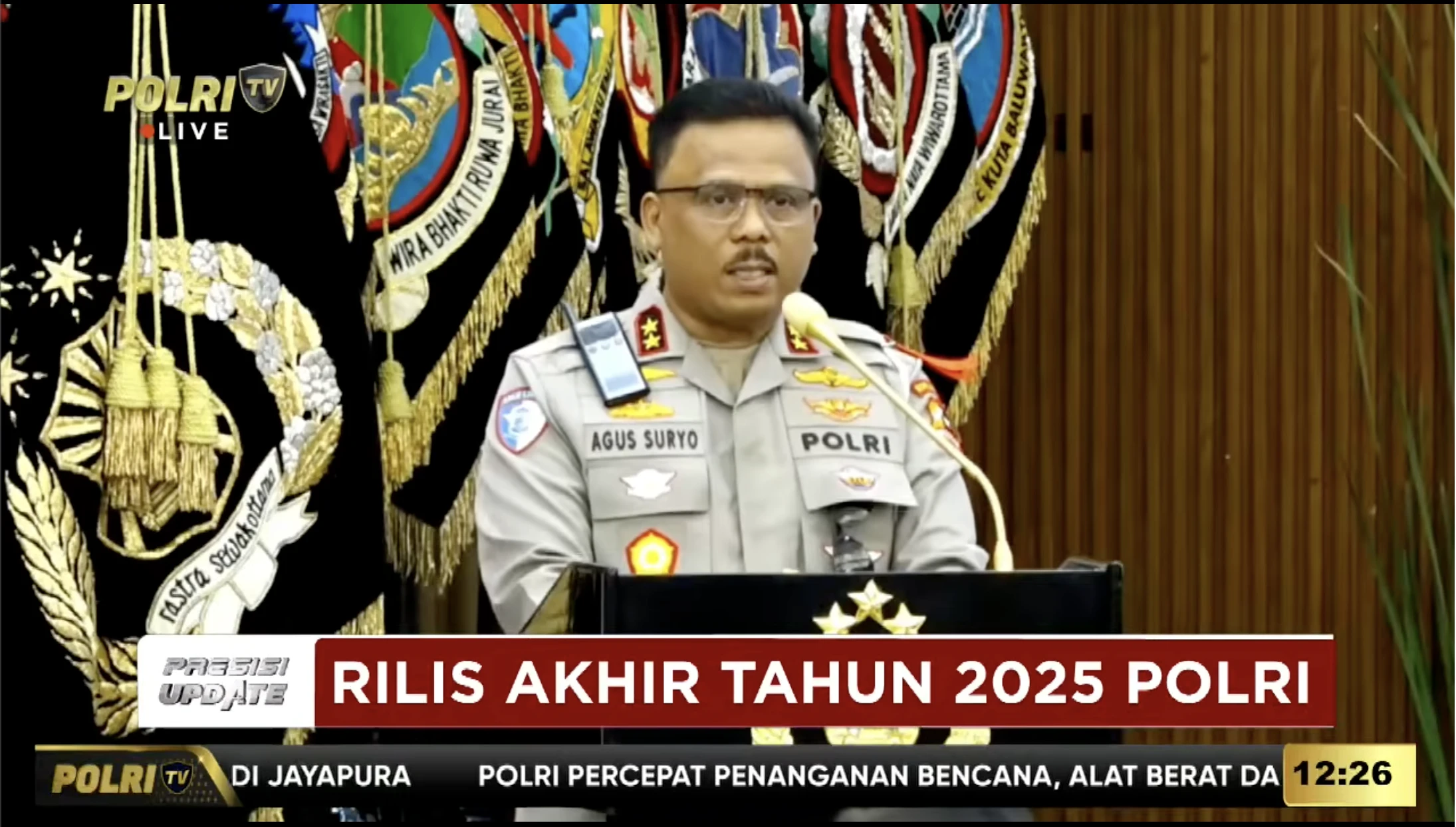 Kepala Korps Lalu Lintas (Kakorlantas) Polri Irjen Agus Suryonugroho