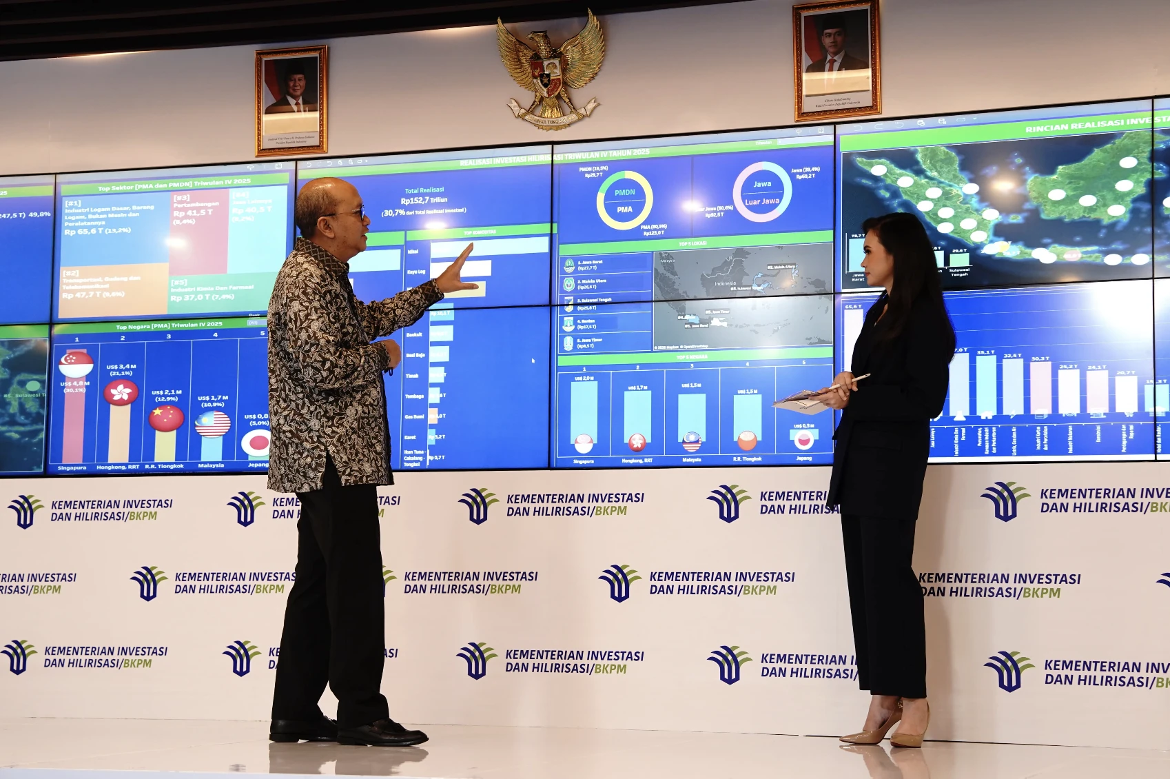 Investasi Hilirisasi RI Tembus Rp584,1 T, Singapura Salip China sebagai Investor Terbesar