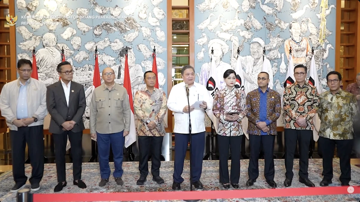 Menteri Koordinator Bidang Perekonomian Airlangga Hartarto, IHSG, BEI