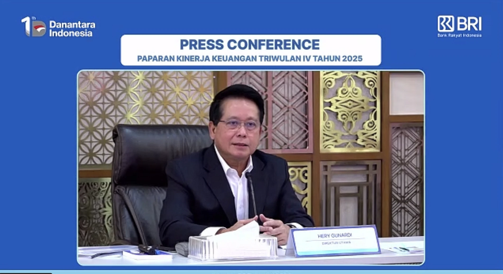 BRI Kantongi Laba Rp57,13 Triliun Sepanjang 2025, Kredit Tumbuh Double Digit