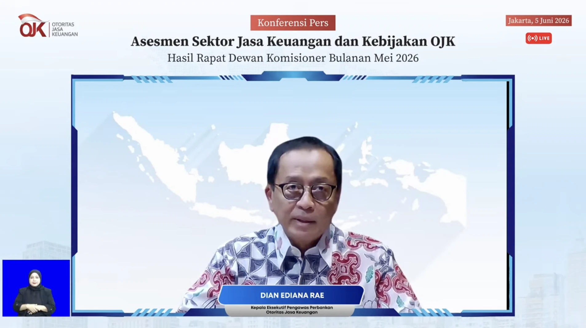 OJK Pastikan Tidak Ada Risiko Bank Rush Meski Rupiah Melemah