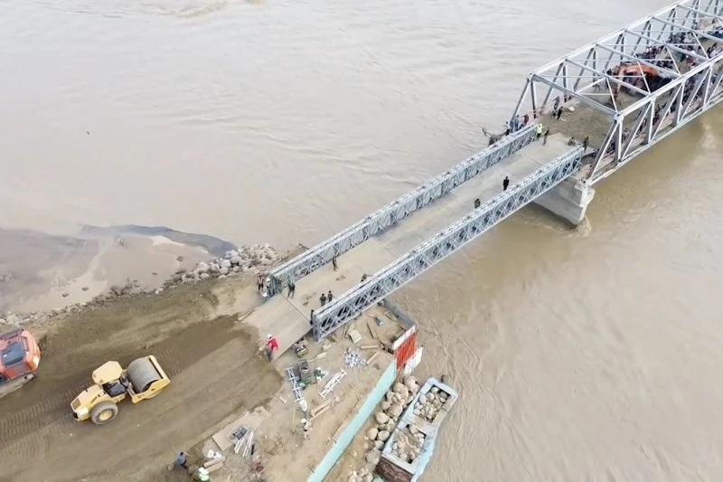 jembatan bailey, jembatan darurat, banjir-longsor Sumatra