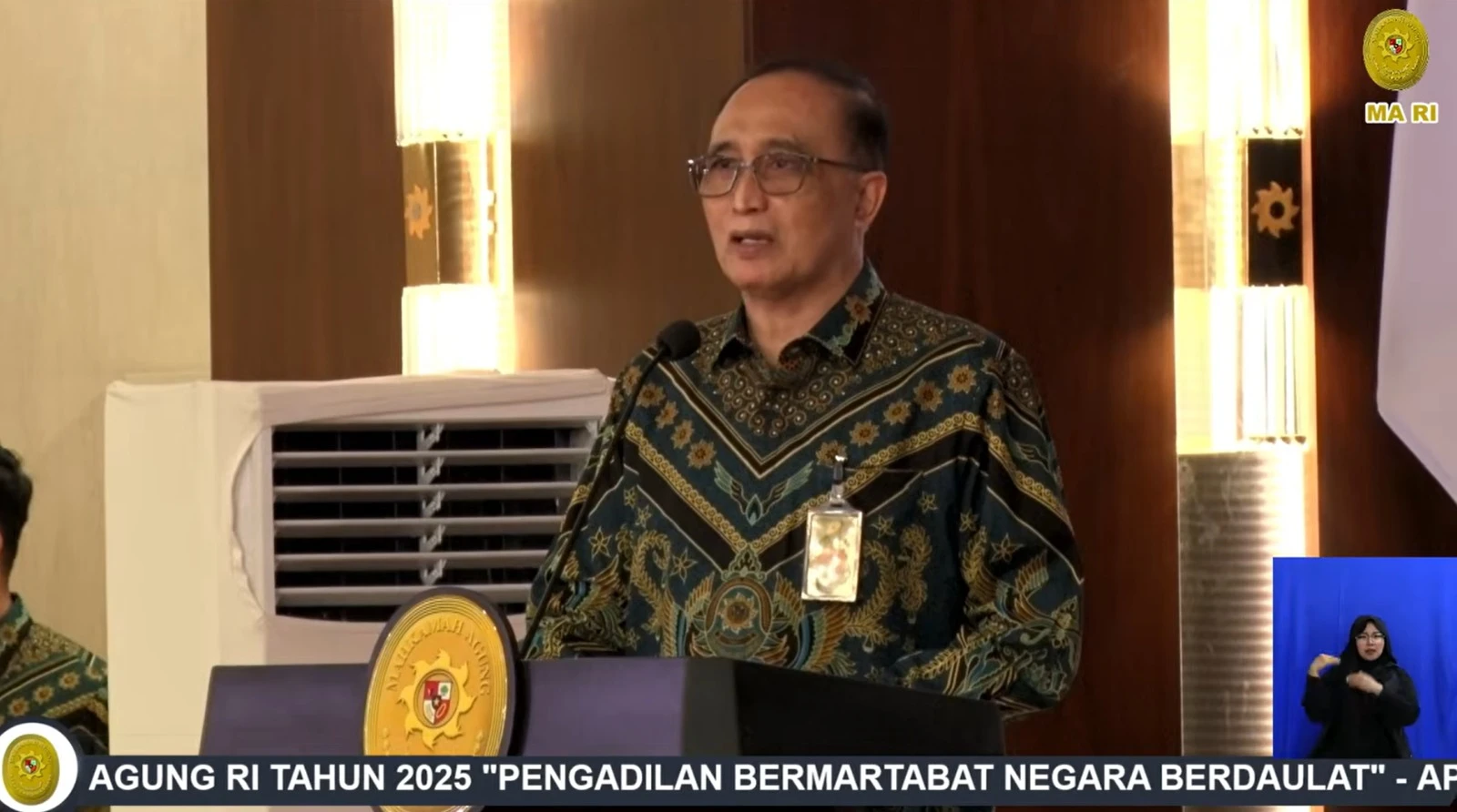 MA Pamer Beban Perkara 2025 Naik 22,61% dengan Rasio Produktivitas Memutus Perkara 99,26%