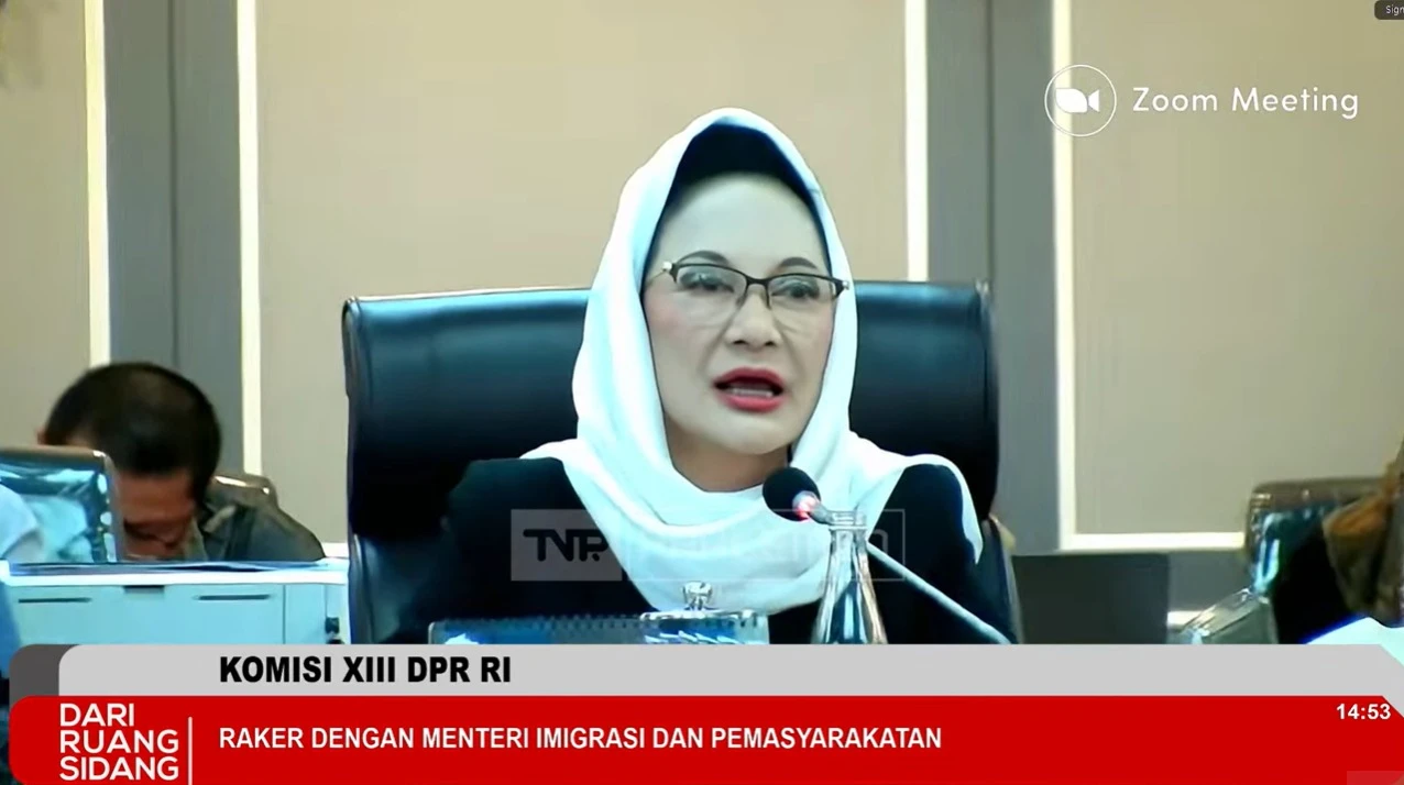 Wakil Ketua Komisi XIII DPR RI dari Fraksi Golkar, Dewi Asmara,