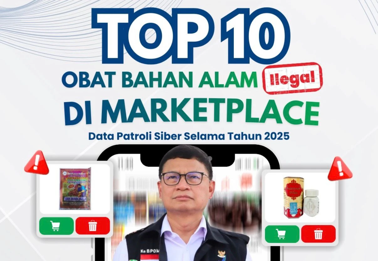 10 Obat Herbal Ilegal Paling Laris di Marketplace yang Kini Dilarang BPOM