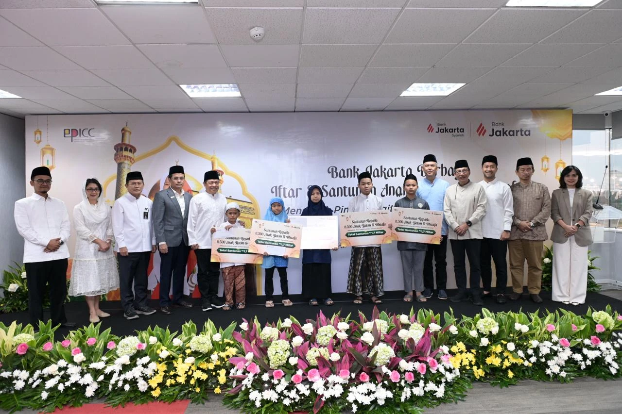 Ramadan Berkah, Bank Jakarta Salurkan Santunan kepada 8.500 Yatim dan Duafa
