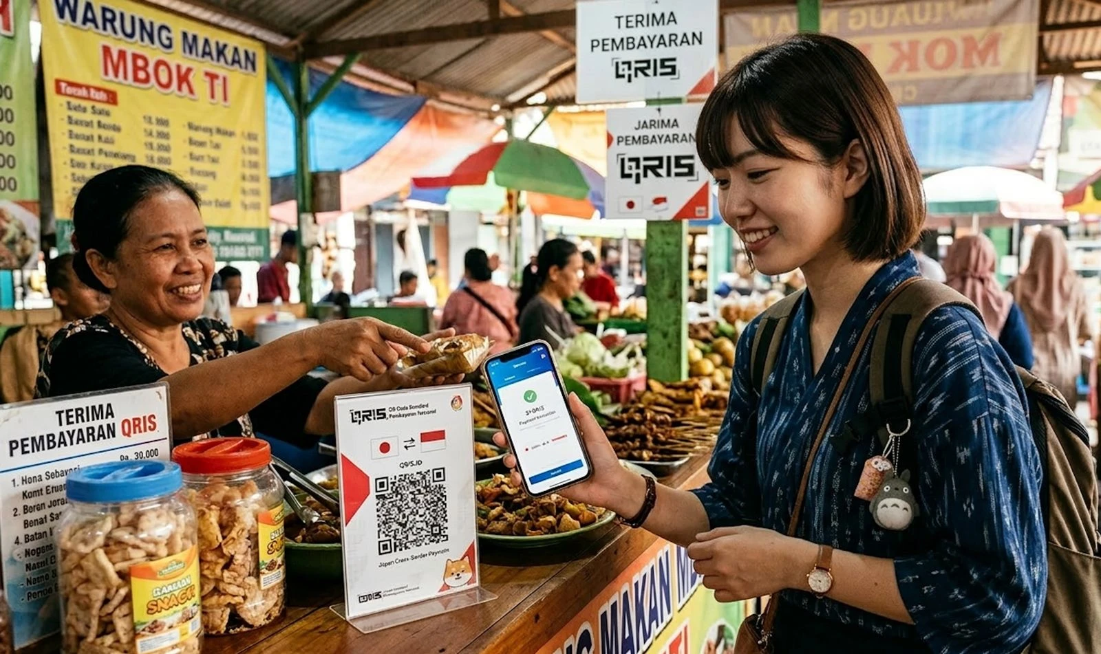 Turis Jepang Kini Bisa Bayar Pakai QRIS Saat ke Indonesia