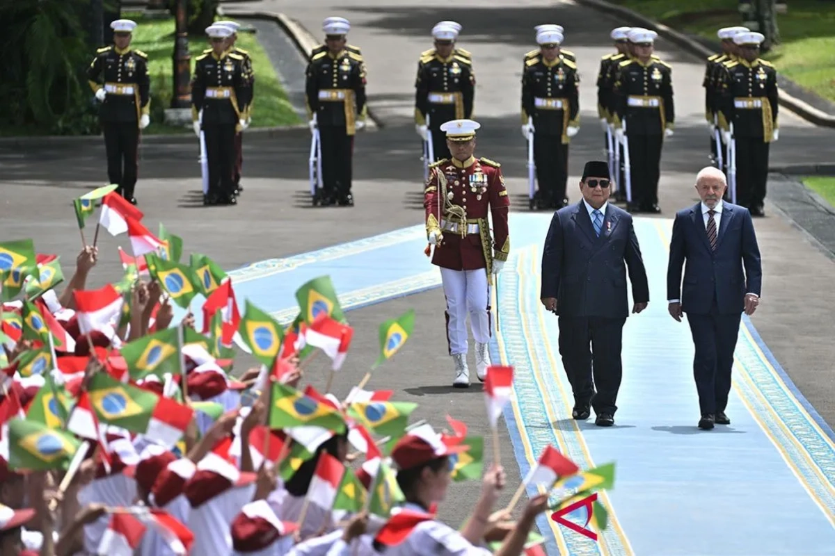 Kunjungan Balasan, Presiden Brasil Disambut Upacara Kenegaraan di Jakarta