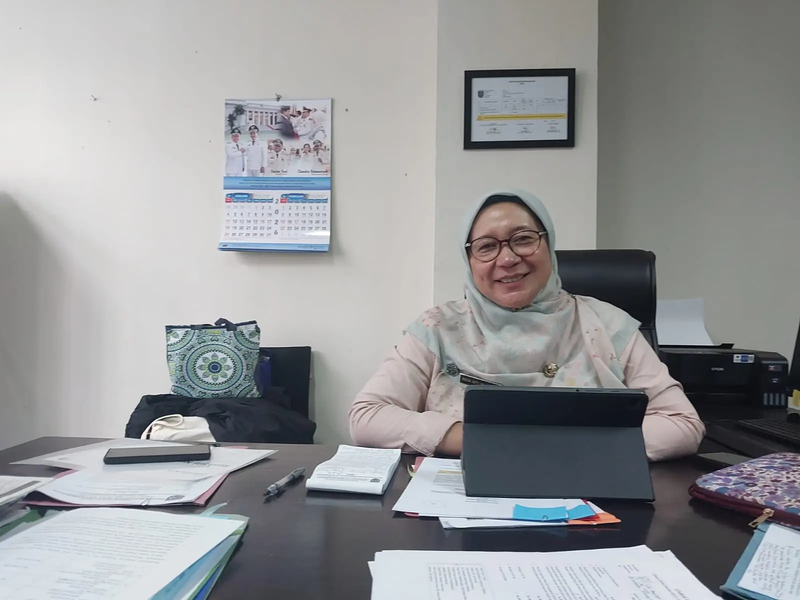 Plt. Kepala DLHK Depok, Reni Siti Nuraeni.